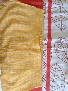 Never worn Elegant Floral Print Kurta Set