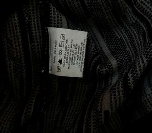 SHEIN Knit Pattern Polo Shirt | Black &amp; Grey | 100