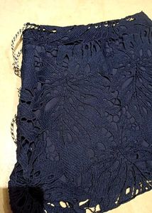 Navy Blue Lace Skirt (offer price for limited time