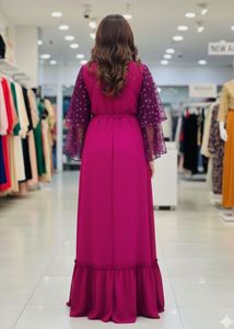 Elegant purple Ethnic Gown without waist ribbon