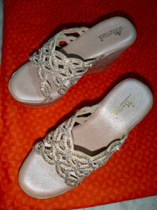 NEW Sparkly Wedge Sandals