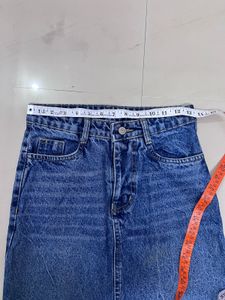 Denim Midi Skirt