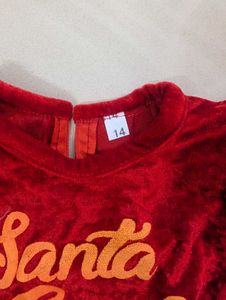 Toddler Santa Girl Christmas Dress