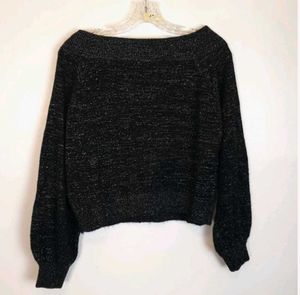 Sparkle Knit H&amp;M Off shoulder Top