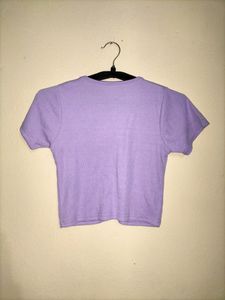 Lavender Crop Top