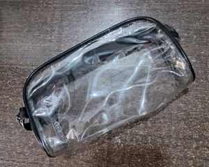 Set of 2 Clear Cosmetic Bags