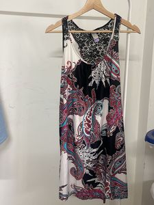 Bohemian Paisley Print Tank Dress