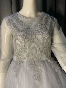 Elegant Embroidered Evening Gown