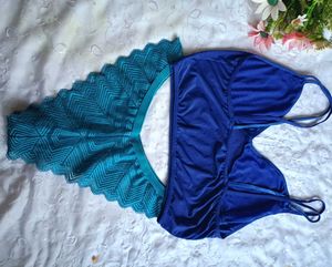 Blue Lace Lingerie