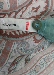 Light Blue Sequin Yoke Button-Up Shirt