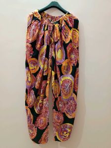 Multicolored Dhoti Pants