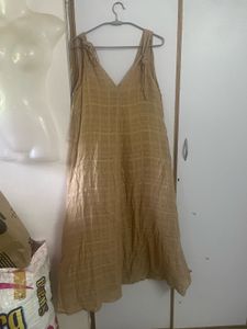 ZARA Elegant Plaid Midi Dress