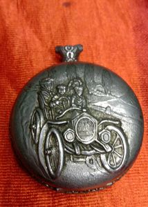 Vintage Car Pocket Watch Pendant