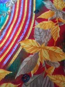 Vibrant Floral Print Saree