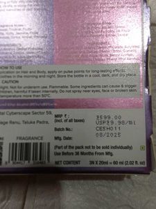 Aqualogica Perfume Body Mist Set