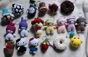 Crocheted Charms for Bags & Keys