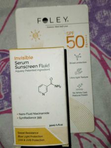 FOLEY Invisible Serum Sunscreen Fluid SPF 50