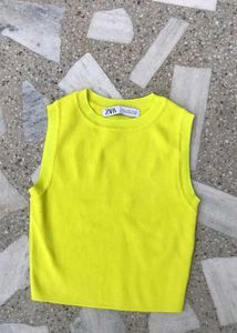 Zara Ribbed Tank Top