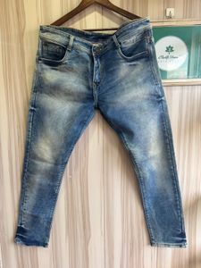 Burberry London Blue Washed Denim Skinny Jeans