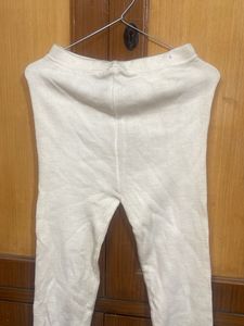 Comfortable White Ethnic Leggings