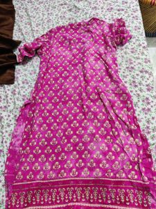 Stunning Magenta Kurta Set