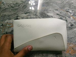 White Bamford Clutch Bag
