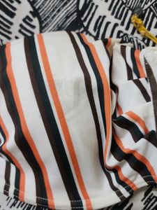 Striped Bandeau Bikini Top 👙💕