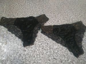Black Lace Thong