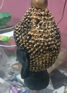 Beautiful Golden And Black Finish Buddha Statue