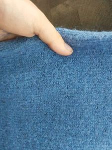 Blue Knit Pullover Sweater