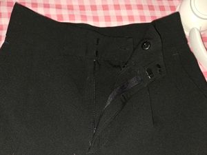 Classic Black High-Waisted Trousers
