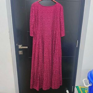 Elegant Lace Maxi Dress