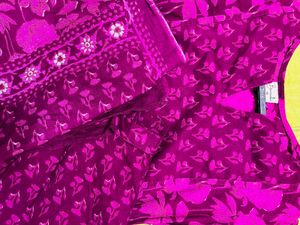 Beautiful Purple Floral Kurta