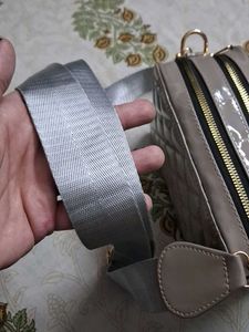 Quilted Patent Crossbody Bag