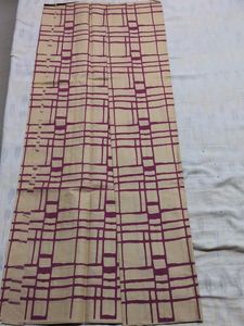 Beige &amp; Purple Dress Material