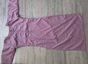 Pink Printed Kurta