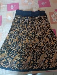 Exquisite Navy Blue Embroidered Lehenga Choli