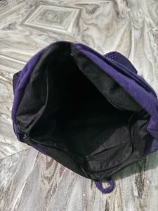 Boho Style Purple Elephant Pattern Bag