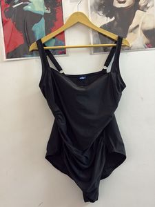 Black waist Ruched bodysuit