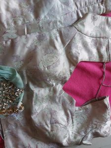 Beautifull Lenhga With Crop Blouse And Trendy Dupt