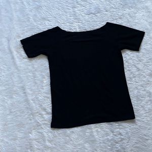 Classic Black Off-Shoulder Top