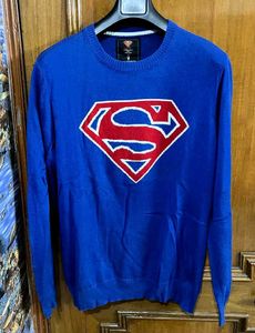 SUPERMAN  BLUE SWEATER
