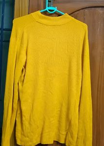 MUSTARD COLOURED PULLOVER FOR WOMEN