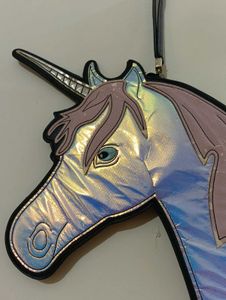 Cute Unicorn Head Clutch Bag
