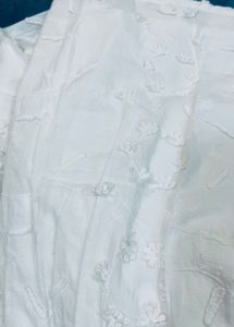 Elegant White dress with Intricate Detailing