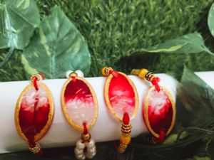 Handmade resin Rakhi &amp; bangles