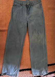 Light Wash Wide Leg Jeans