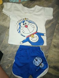 Doraemon T-Shirt and Shorts Set