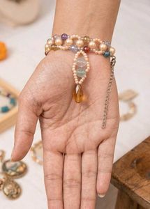 pack of 2 handmade Korean beaded bracelet