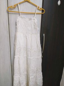 White Broderie Anglaise Sundress